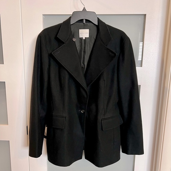 Celine Jackets & Blazers - CELINE wool and cashmere coat. Made in France. Size 42